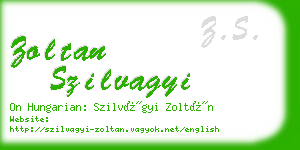 zoltan szilvagyi business card